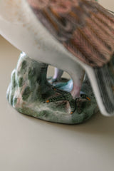 Painted Bird Sculpture