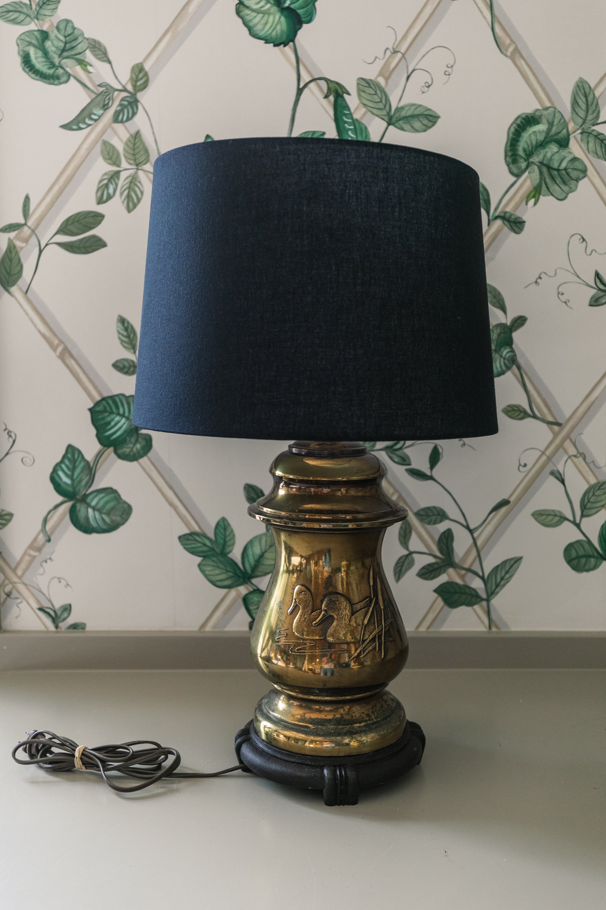 Brass Duck Lamp