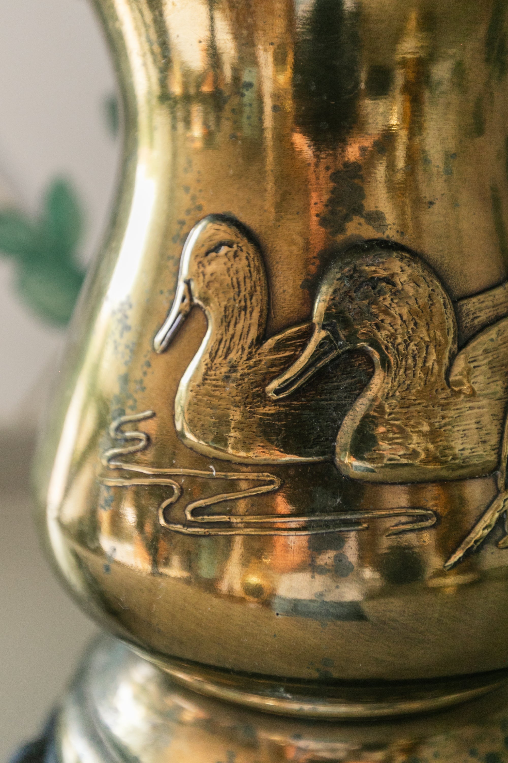 Brass Duck Lamp