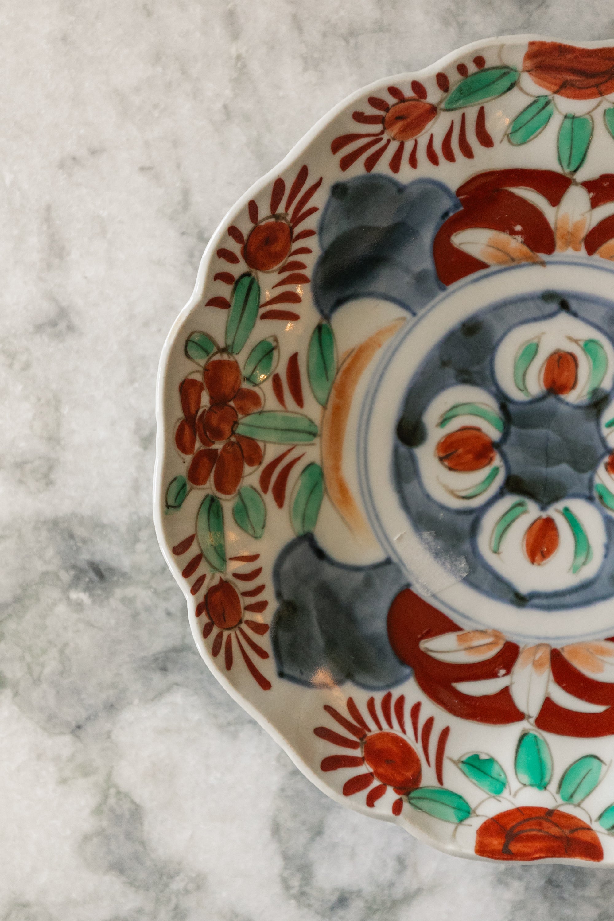 Imari Japanese Floral Plate