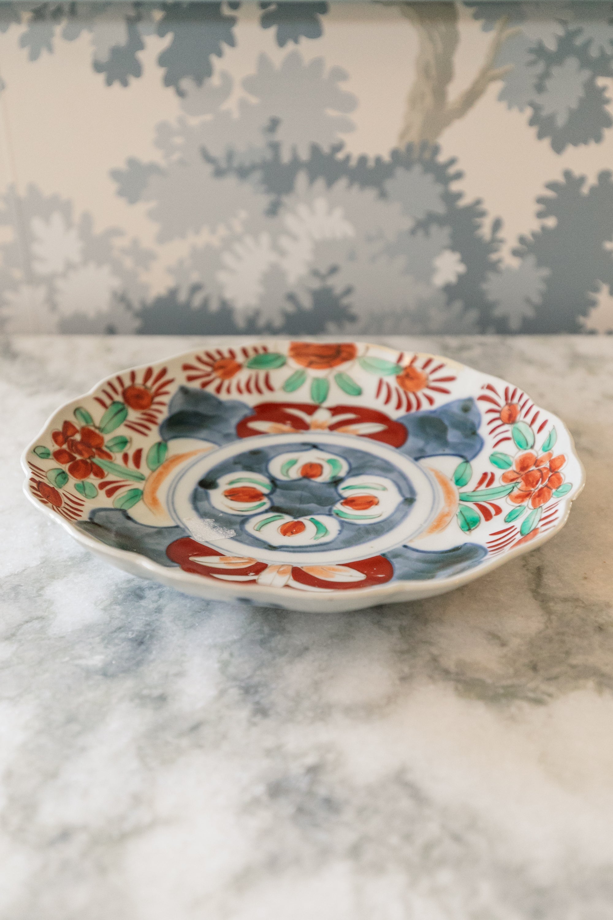 Imari Japanese Floral Plate
