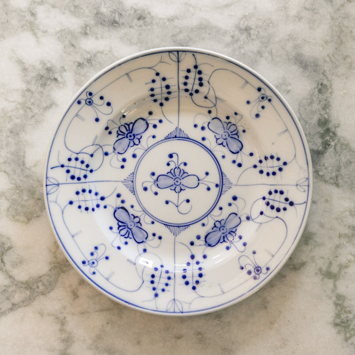 Blue and White Plate