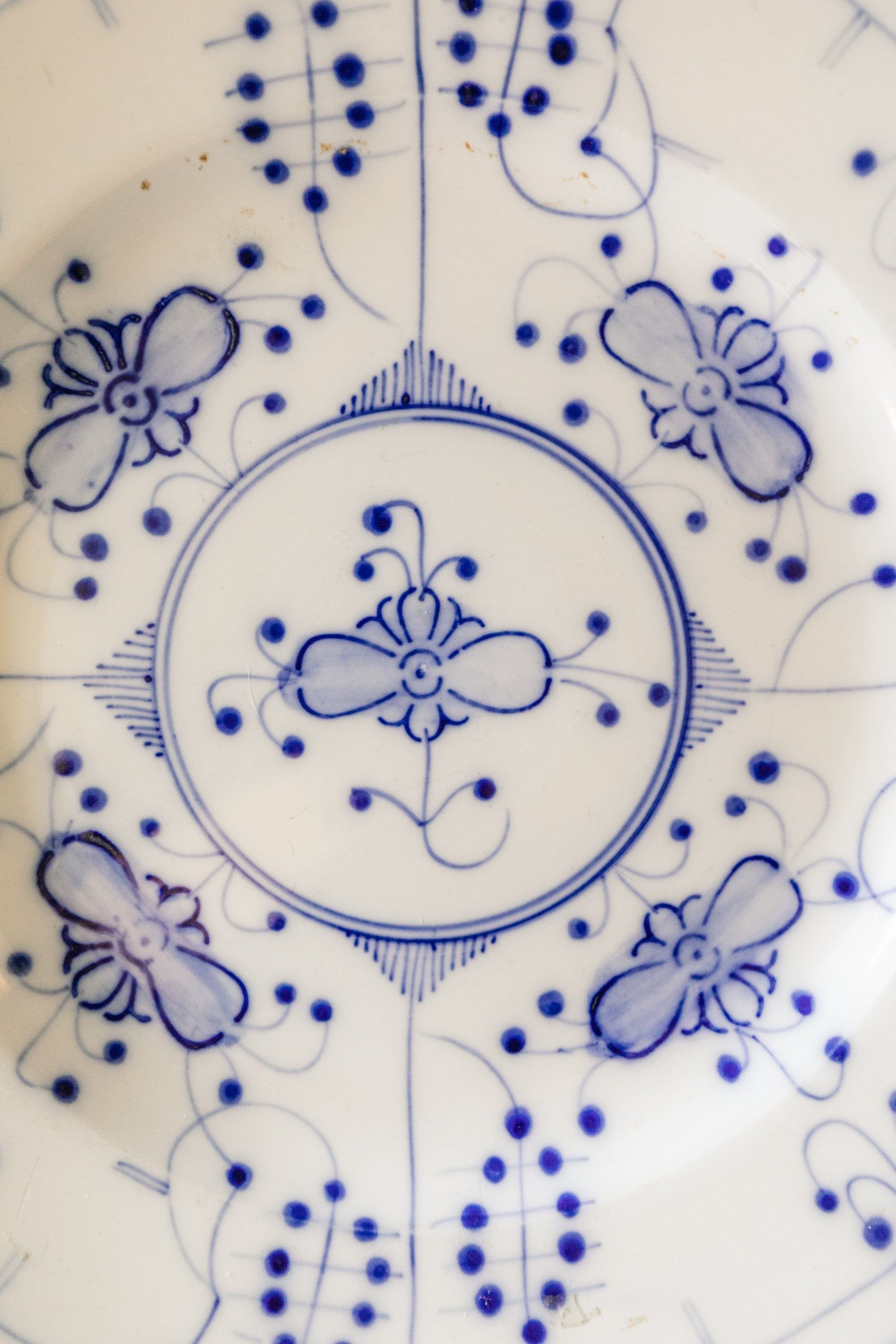 Blue and White Plate