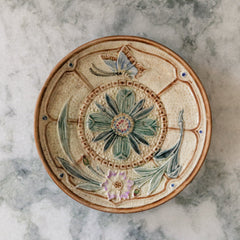 Butterfly Majolica Plate
