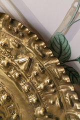 Medium Brass Mayan Calendar Plaque