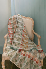 Checkered Woven Throw, 60"x80"