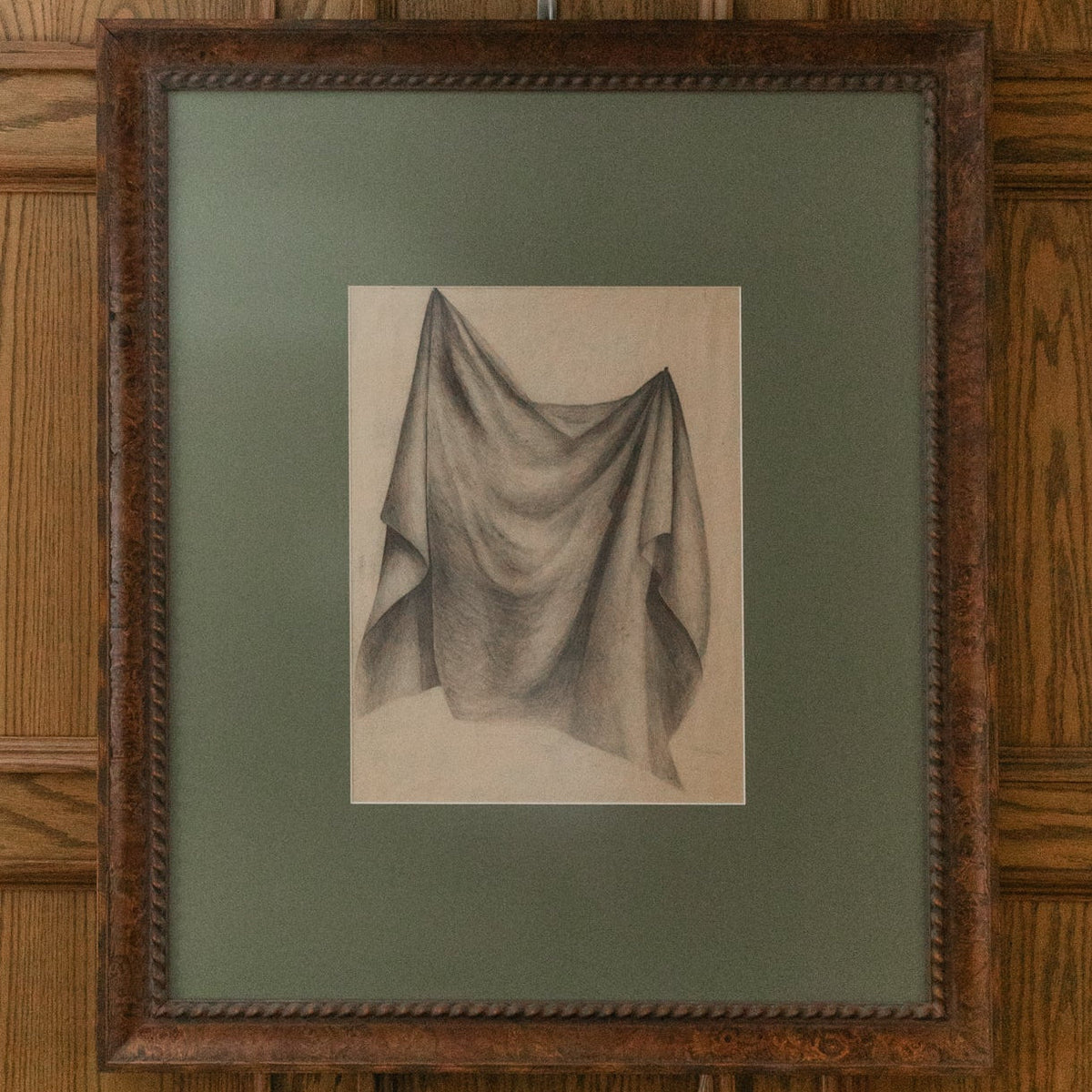 Original Pencil Sketch - Draped Fabric