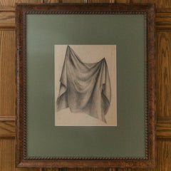 Original Pencil Sketch - Draped Fabric