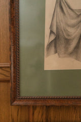 Original Pencil Sketch - Draped Fabric