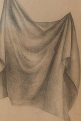 Original Pencil Sketch - Draped Fabric