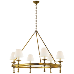 Classic Brass Ring Chandelier