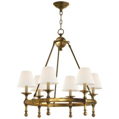 Classic Brass Ring Chandelier